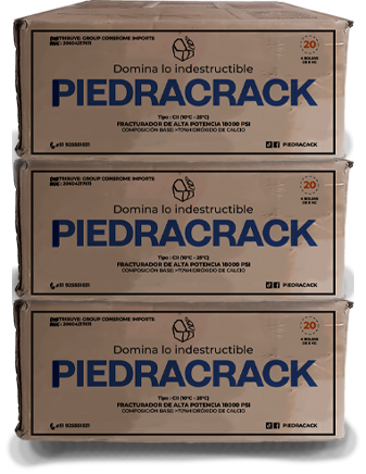 Cajas de Cemento Expansivo PiedraCrack